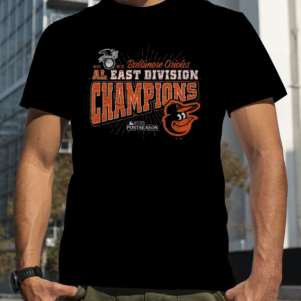 Baltimore Orioles ’47 2023 Al East Division Champions Distressed Franklin T-shirt