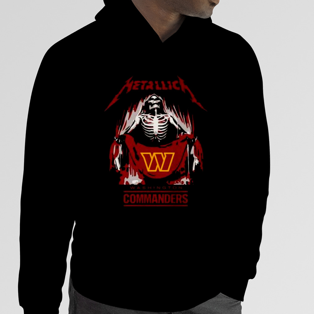 Metallica Collab Washington Commanders T-Shirt, hoodie, sweater