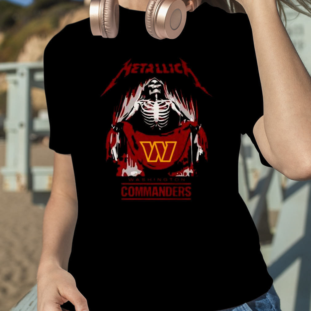 Official metallica Collab Washington Commanders T-Shirt, hoodie