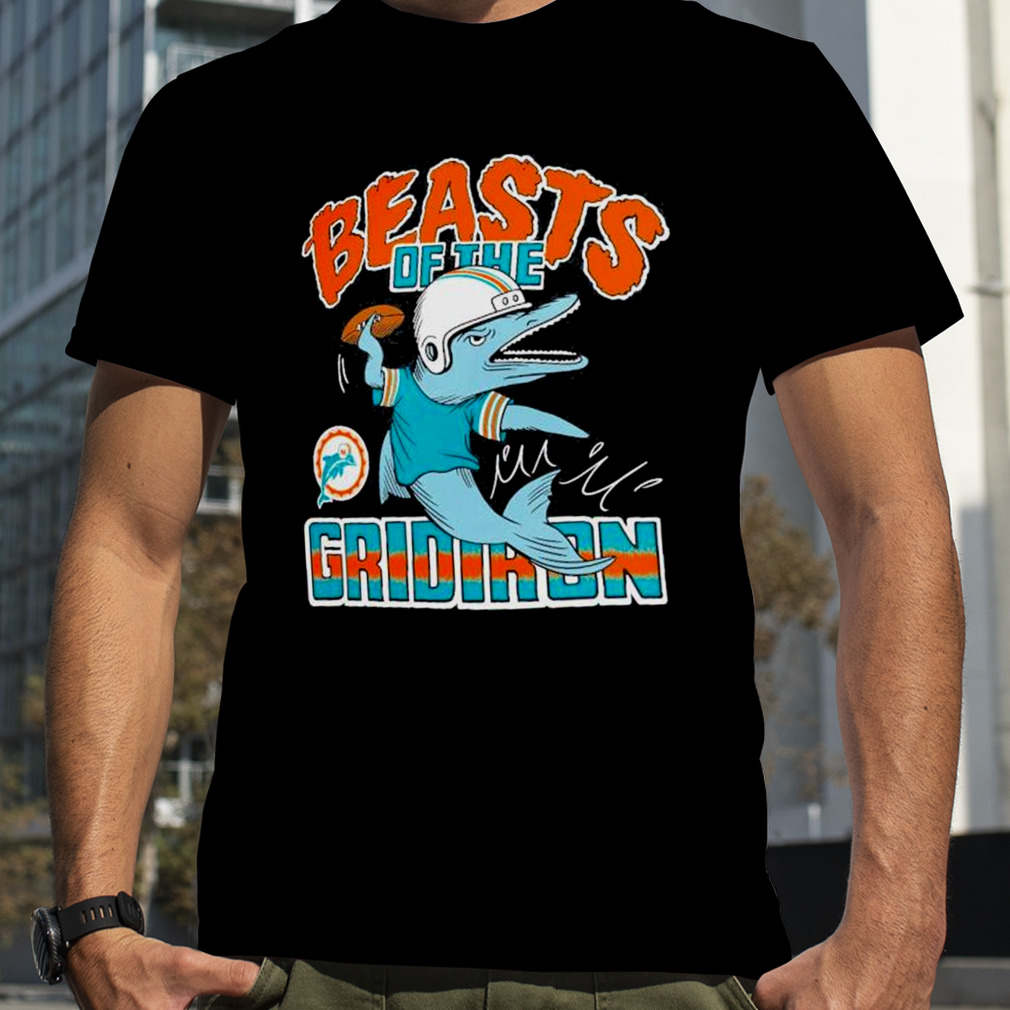 Miami Dolphins Monsters Of The Gridiron Halloween Shirt