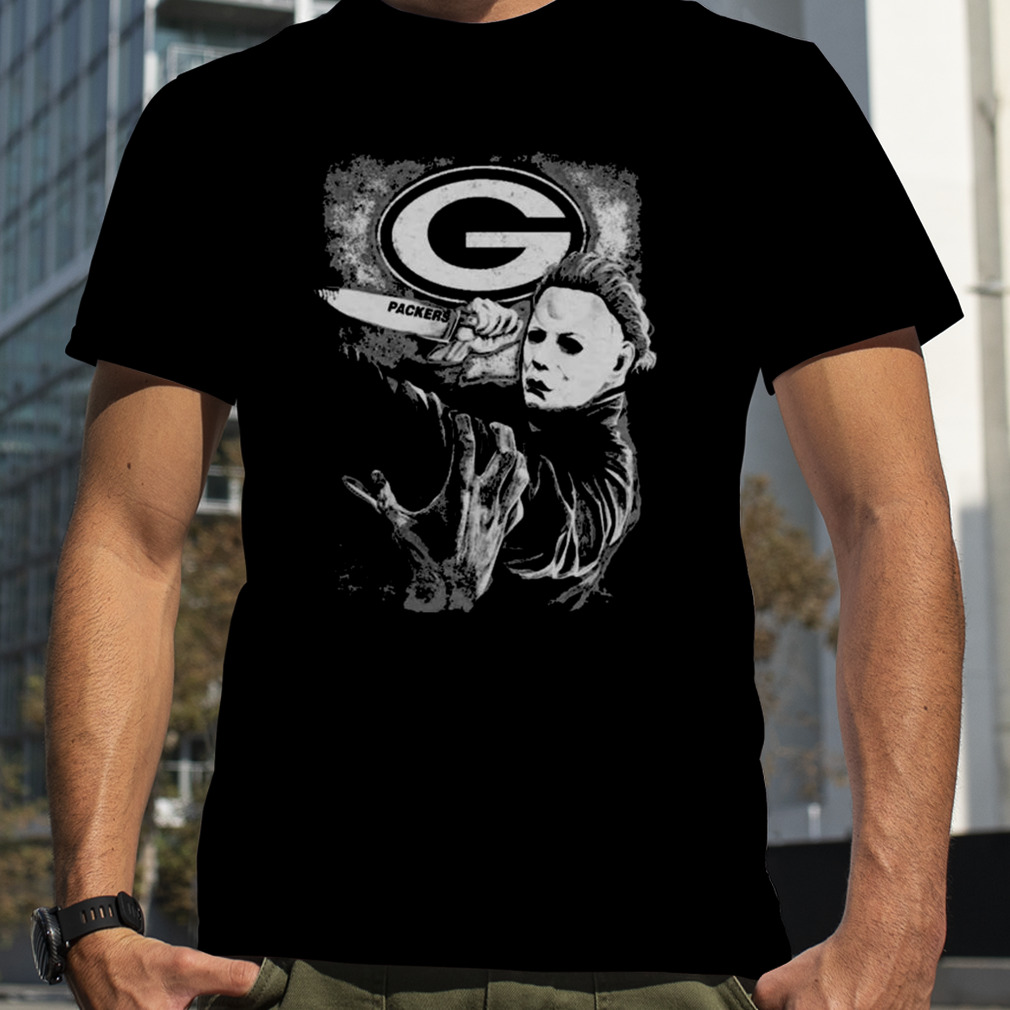 Michael Jason Myers Friday The 13th Green Bay Packers Halloween 2023 T-shirt