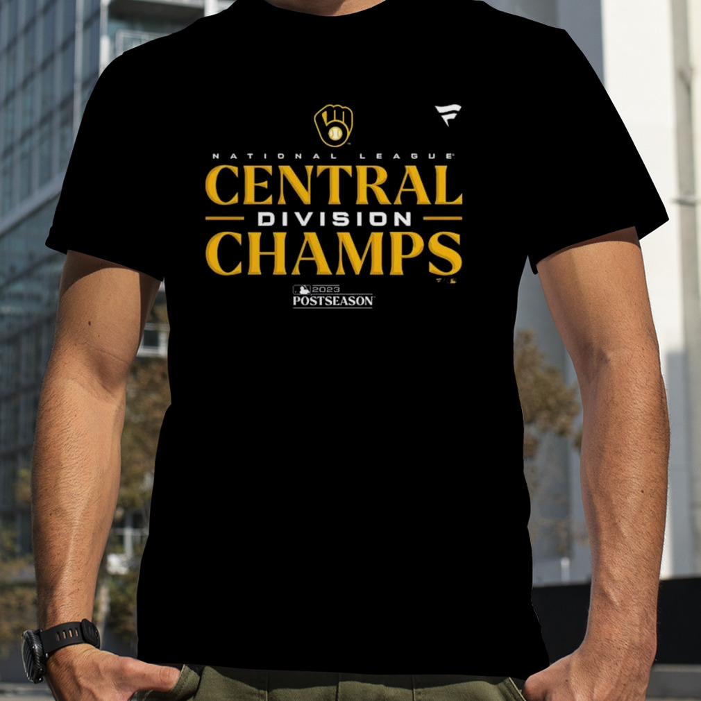 Milwaukee Brewers MLB 2023 Nl Central Division Champions Locker Room Tee  Shirt