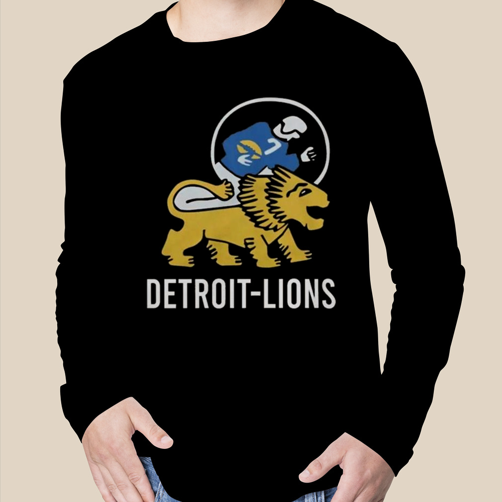 Nfl Team Detroit Lions '52 Homage Tri Blend Shirt