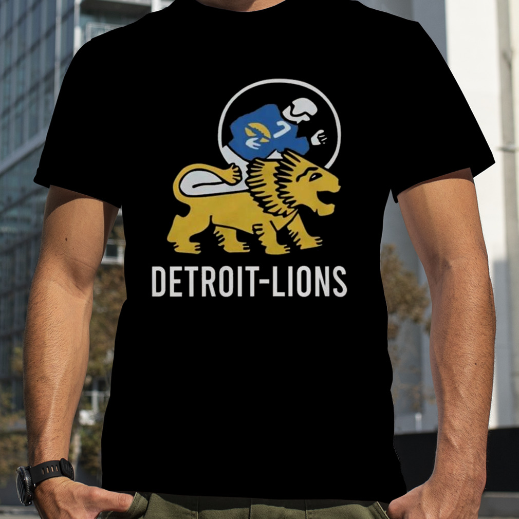 Nfl Team Detroit Lions '52 Homage Tri Blend Shirt