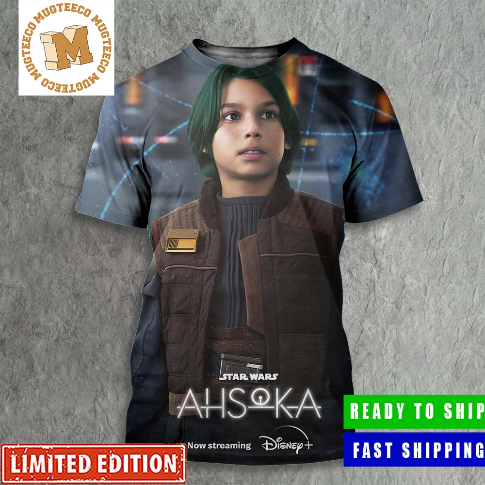 Star Wars Ahsoka Jacen Character Poster All Over Print Shirt