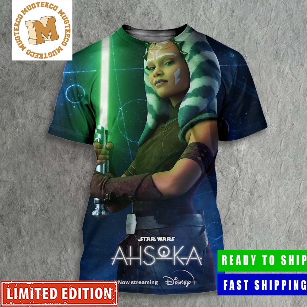 Star Wars Ahsoka Padawan Ahsoka Character Poster All Over Print Shirt