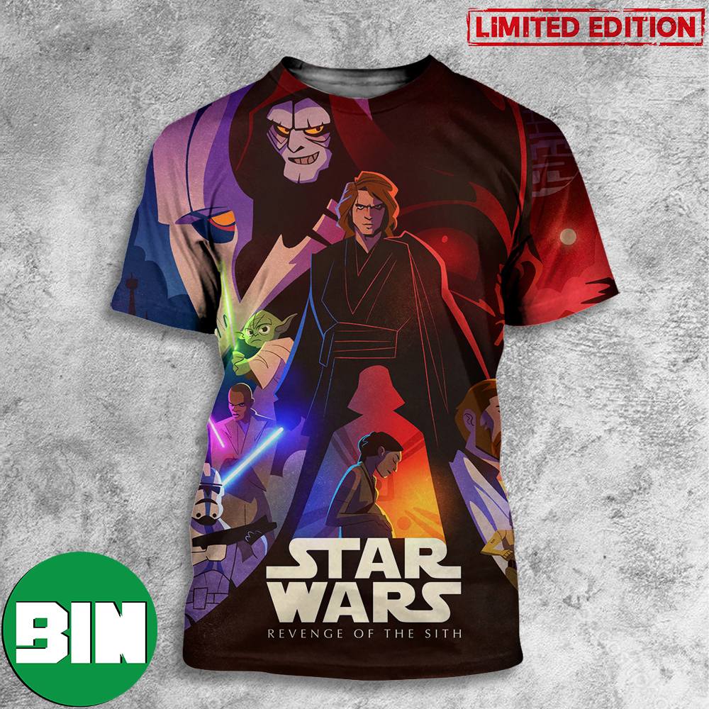 Star Wars Episode III Revenge Of The Sith Darth Vader 3D T-Shirt
