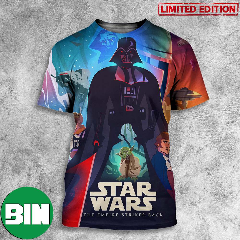 Star Wars Episode V The Empire Strikes Back 3D T-Shirt
