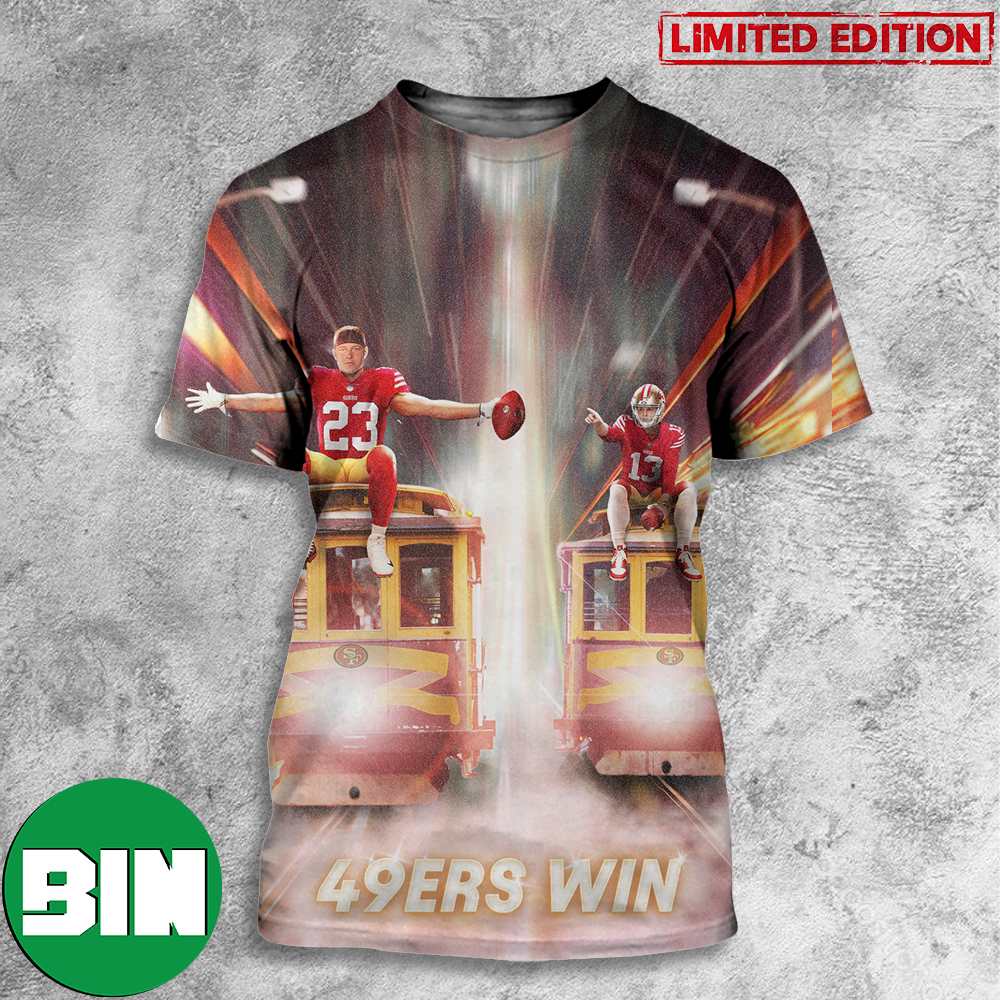 The San Francisco 49ers Are Off To The Races The First Win 3-0 Team In The NFL League 3D T-Shirt