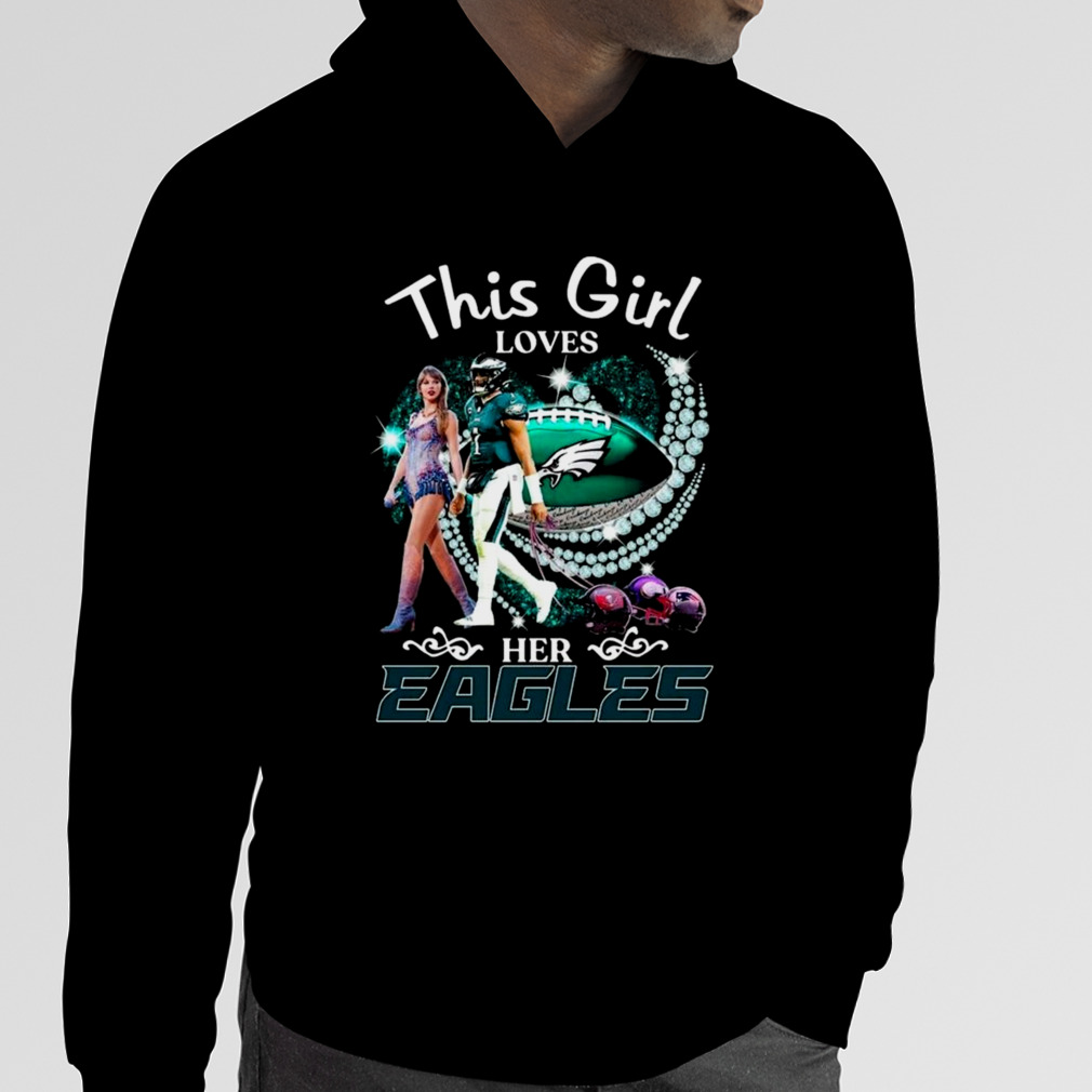 This Girl Loves Her Eagles T Shirt - Limotees