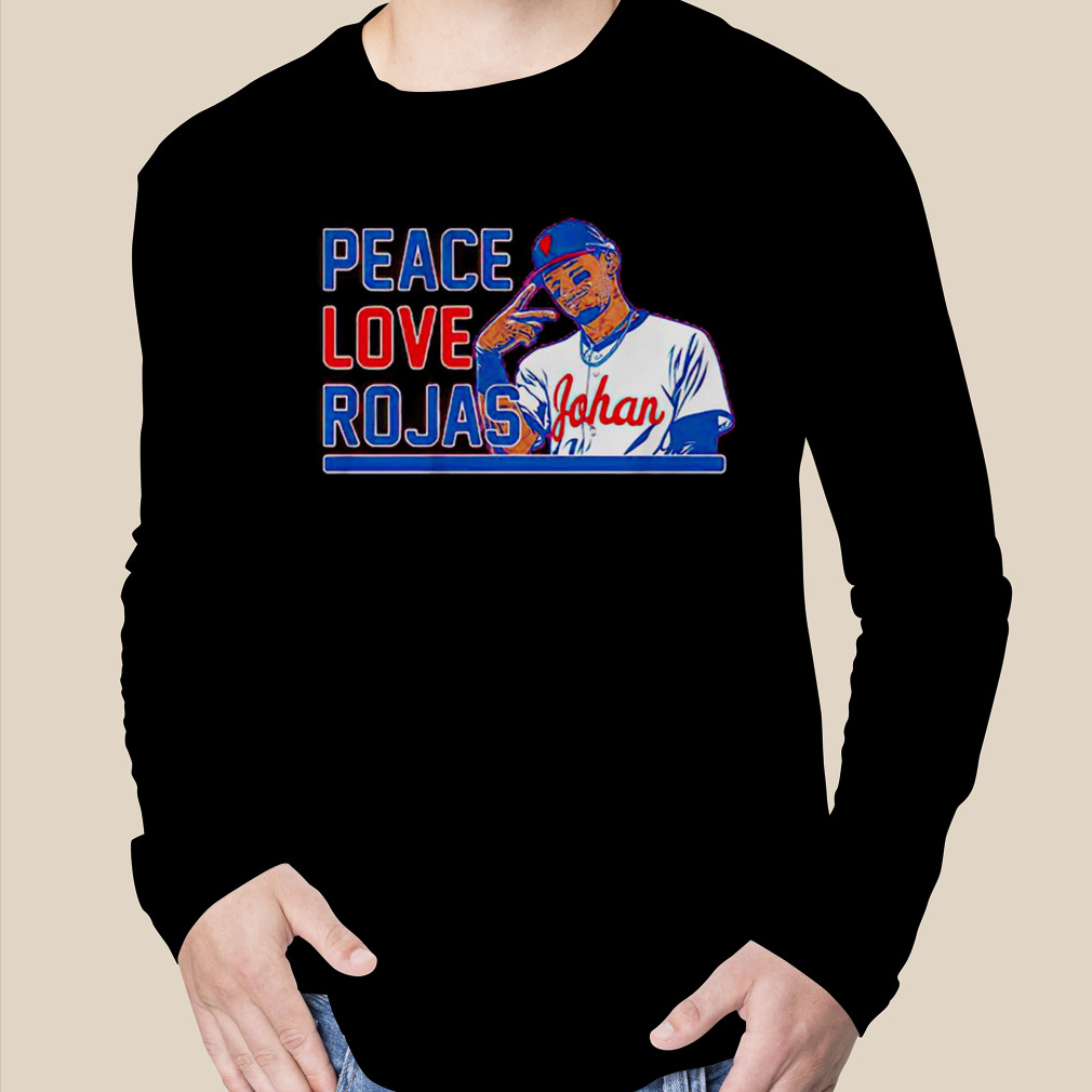 Original johan Rojas Peace Love Rojas Shirt, hoodie, sweater, long