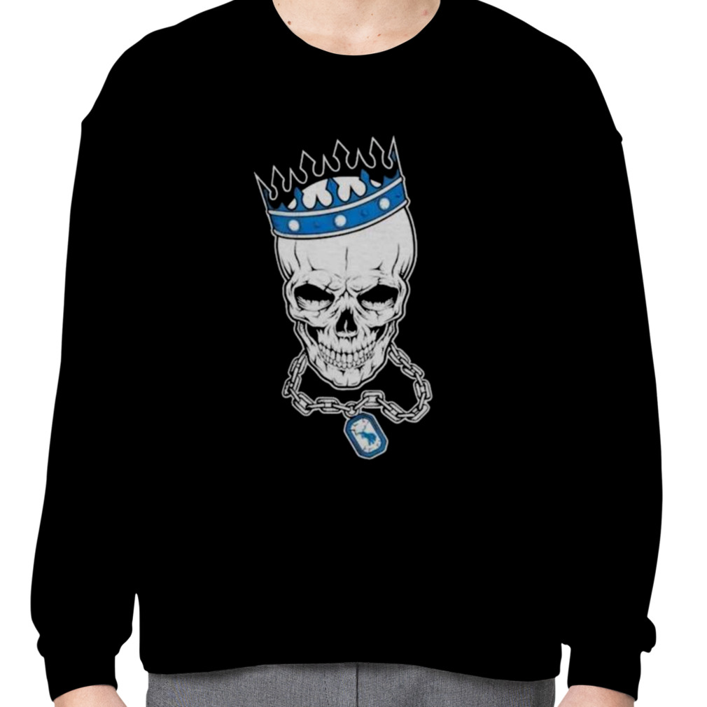 NFL Detroit Lions Skull Rock With Crown 2023 shirt, hoodie