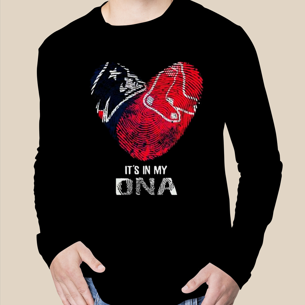 New England Patriots And Boston Red Sox Heart It'S In My Dna 2023