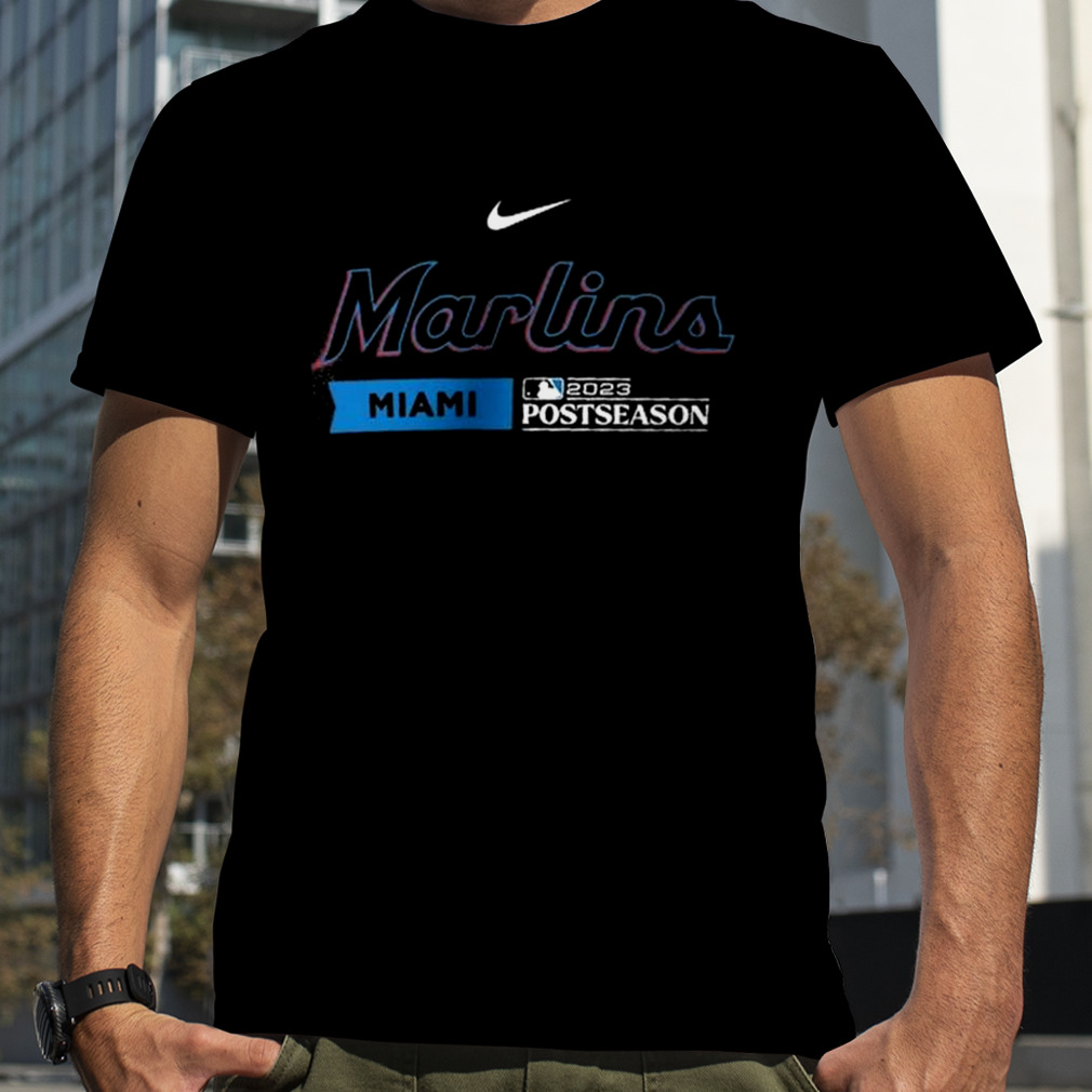 Miami Marlins Nike 2023 Postseason Authentic Collection Dugout T Shirt