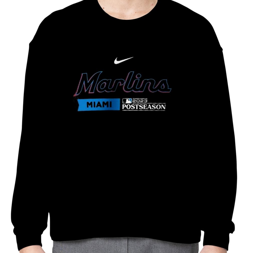 Miami Marlins Nike Triple Black Jersey - Mens