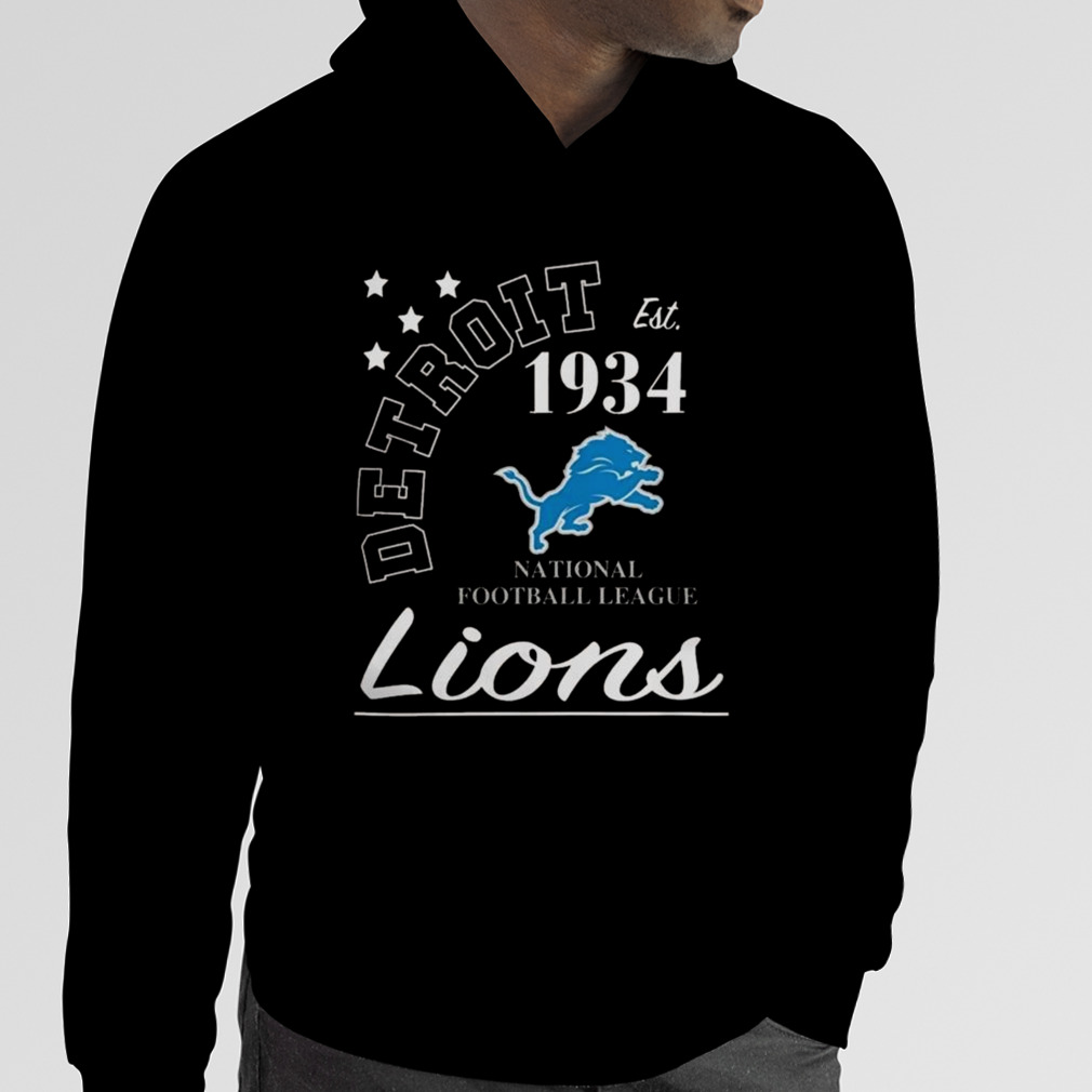 NFL detroit lions starter blue city arch team shirt - Limotees