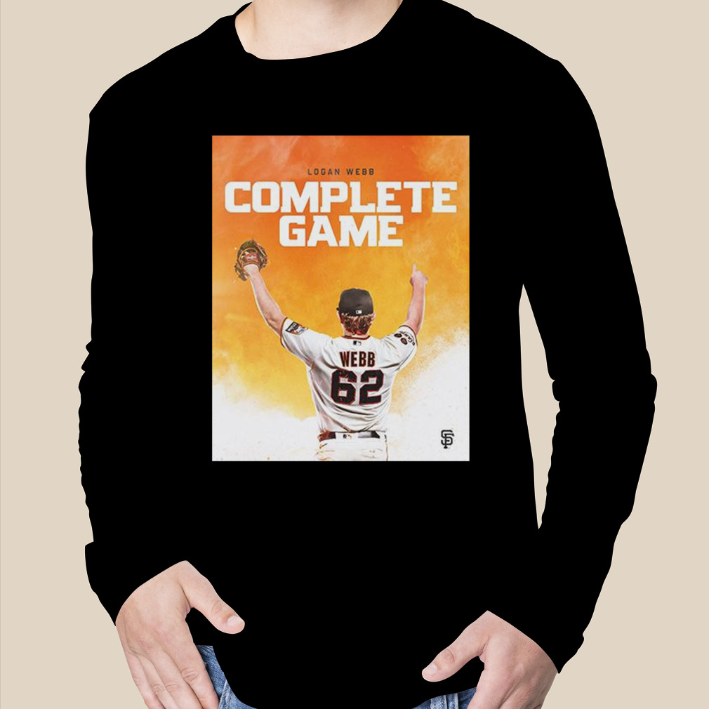 Official Logan Webb San Francisco Giants complete game shirt, hoodie,  sweater, long sleeve and tank top