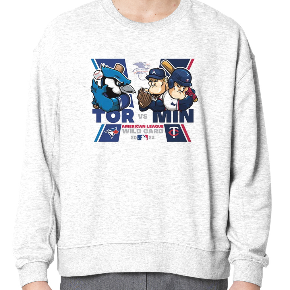 Toronto Blue Jays vs Minnesota Twins Mascot American League Wild Card 2023  Shirt, hoodie, longsleeve, sweater