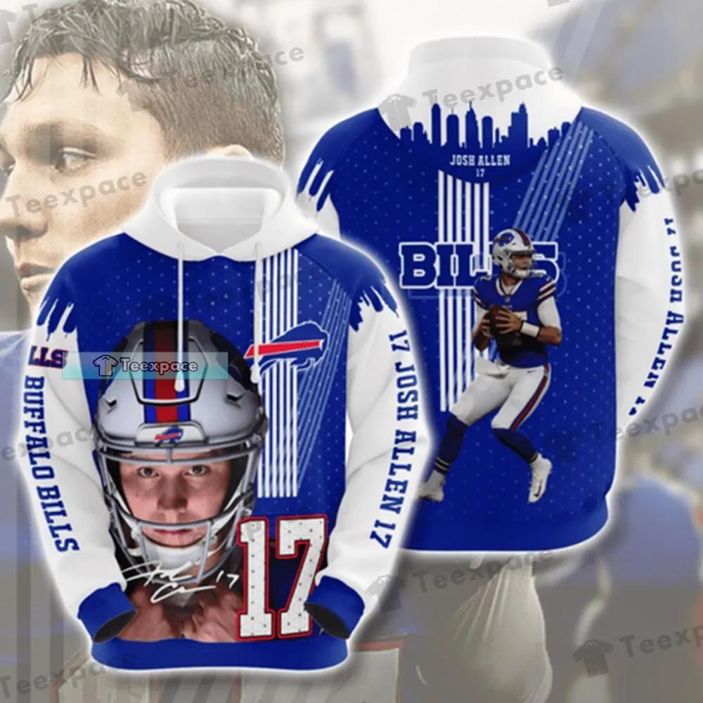 Buffalo Bills Josh Allen 3D Hoodie