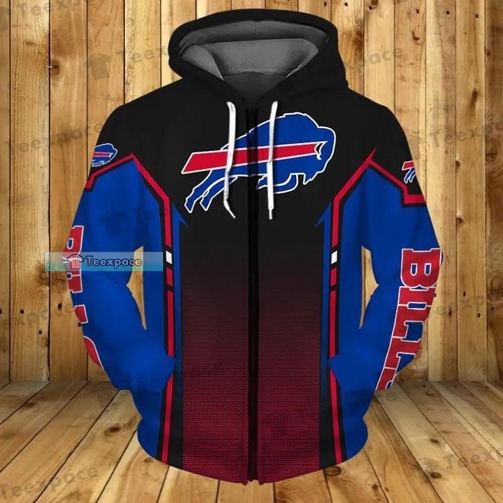 Buffalo Bills Reflective Standing Buffalo Logo Hoodie