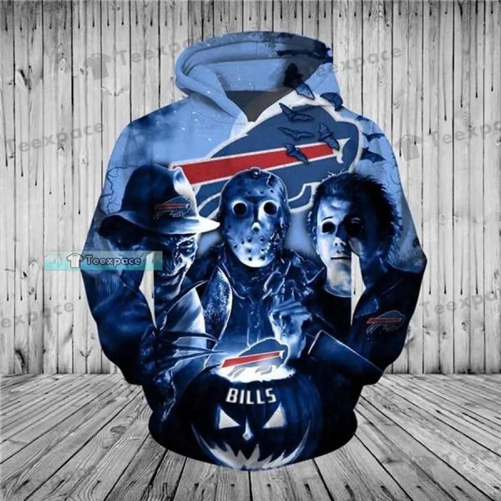 Buffalo Bills Women's Zip Up Hoodie 3D Jason Voorhees Michael Myers Freddy  Krueger Gift - Personalized Gifts: Family, Sports, Occasions, Trending