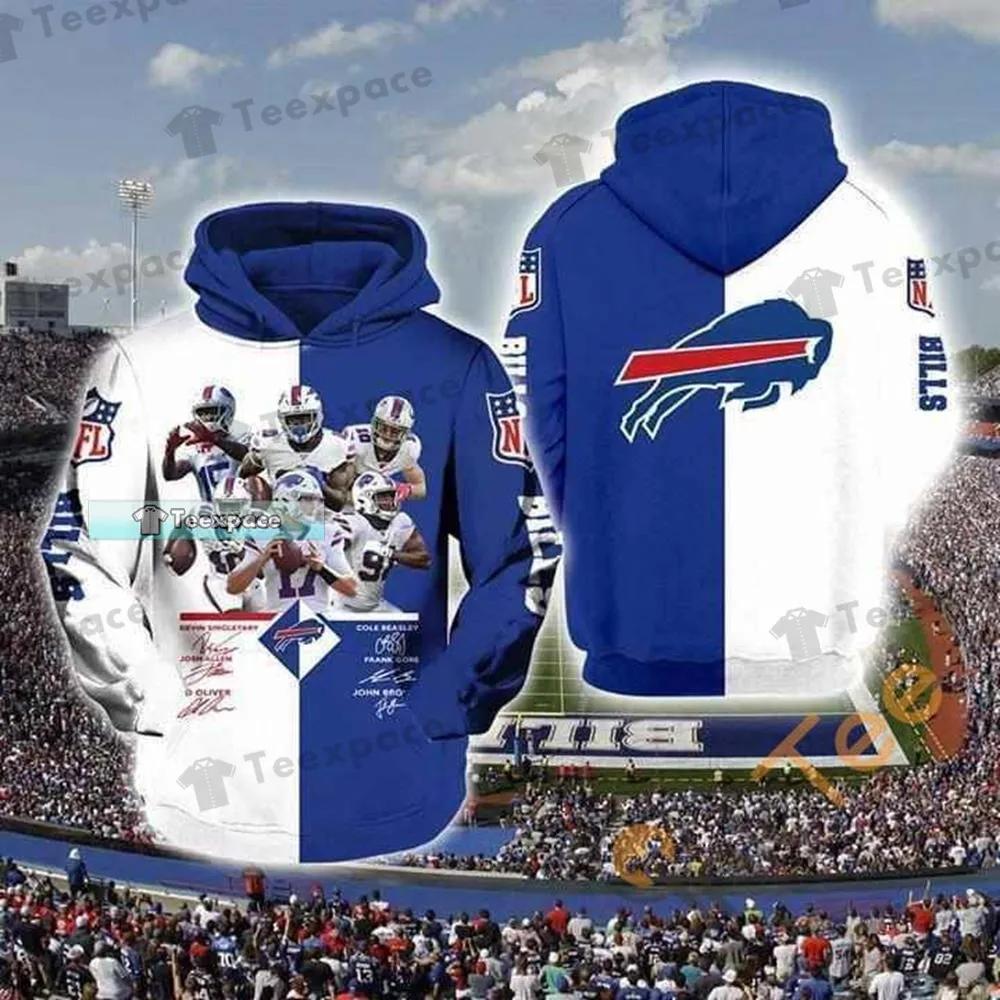 Sports Team Buffalo Bills Legends Signature 3D Hoodie All Over Printed -  T-shirts Low Price