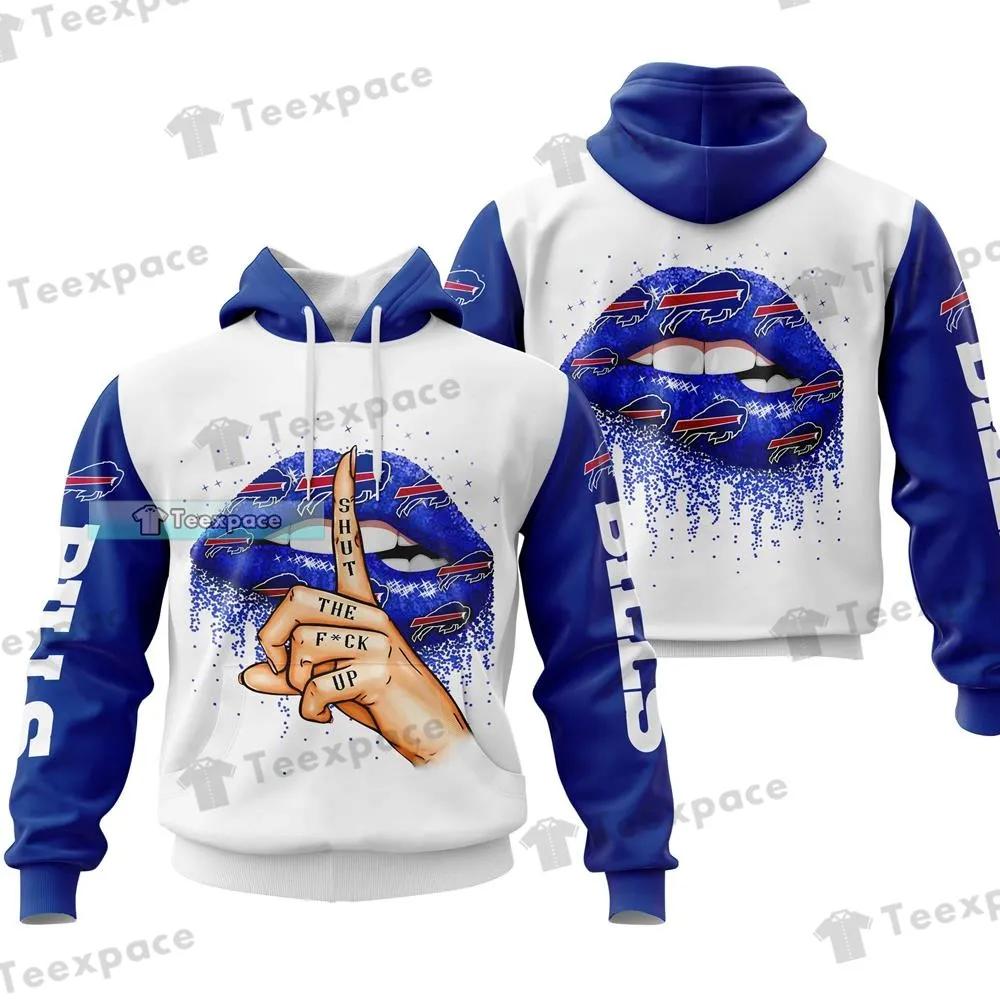 Buffalo Bills Black Blue Red 3D Hoodie All Over Print Buffalo