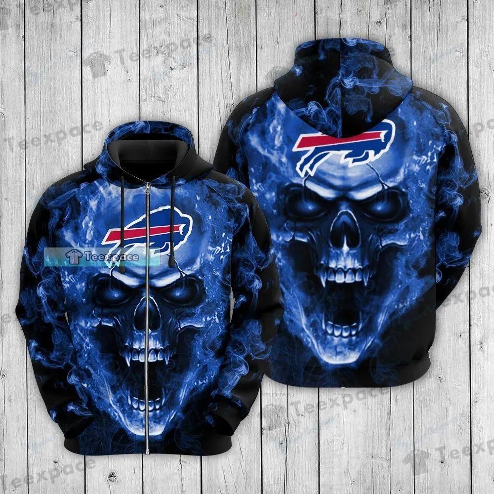 NEW] NFL Buffalo Bills Special Horror Skull Art Design Hoodie