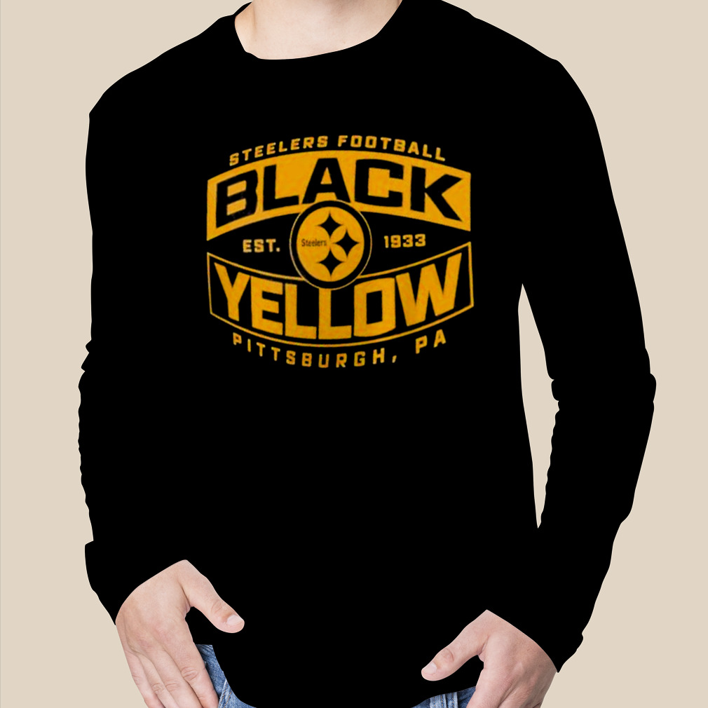 Pittsburgh Steelers Men'S Black & Yellow Bars Shirt, hoodie