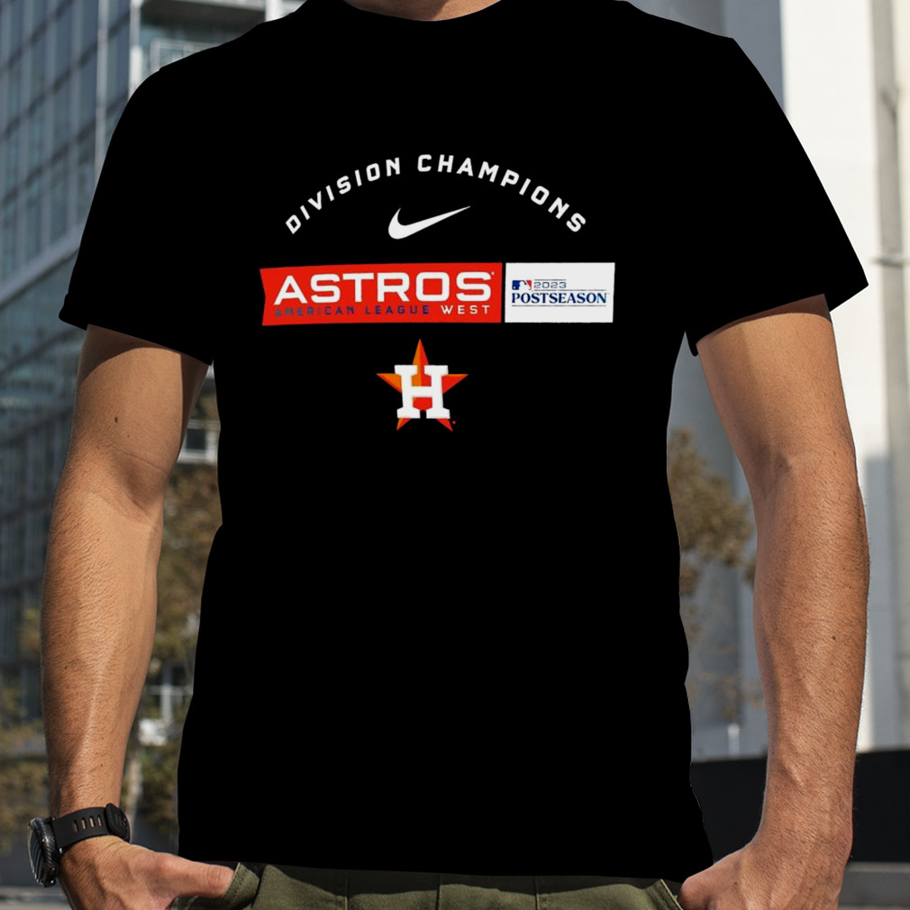 Houston Astros Nike 2023 Al West Division Champions T Shirt - Limotees