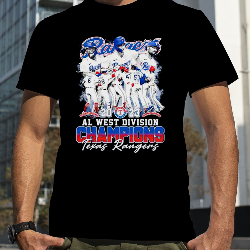Texas Rangers Al West Division Champions 2023 Players Shirt - Peanutstee