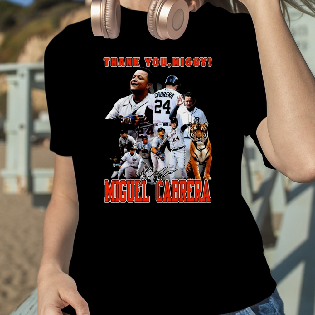 Thank You Miggy Miguel Cabrera Signature T-Shirt - Torunstyle