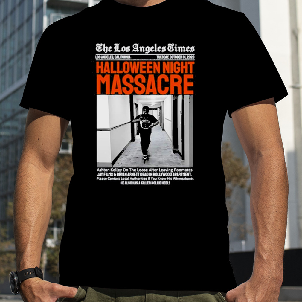 Official the Los Angeles Times Halloween Night Massacre T-Shirts