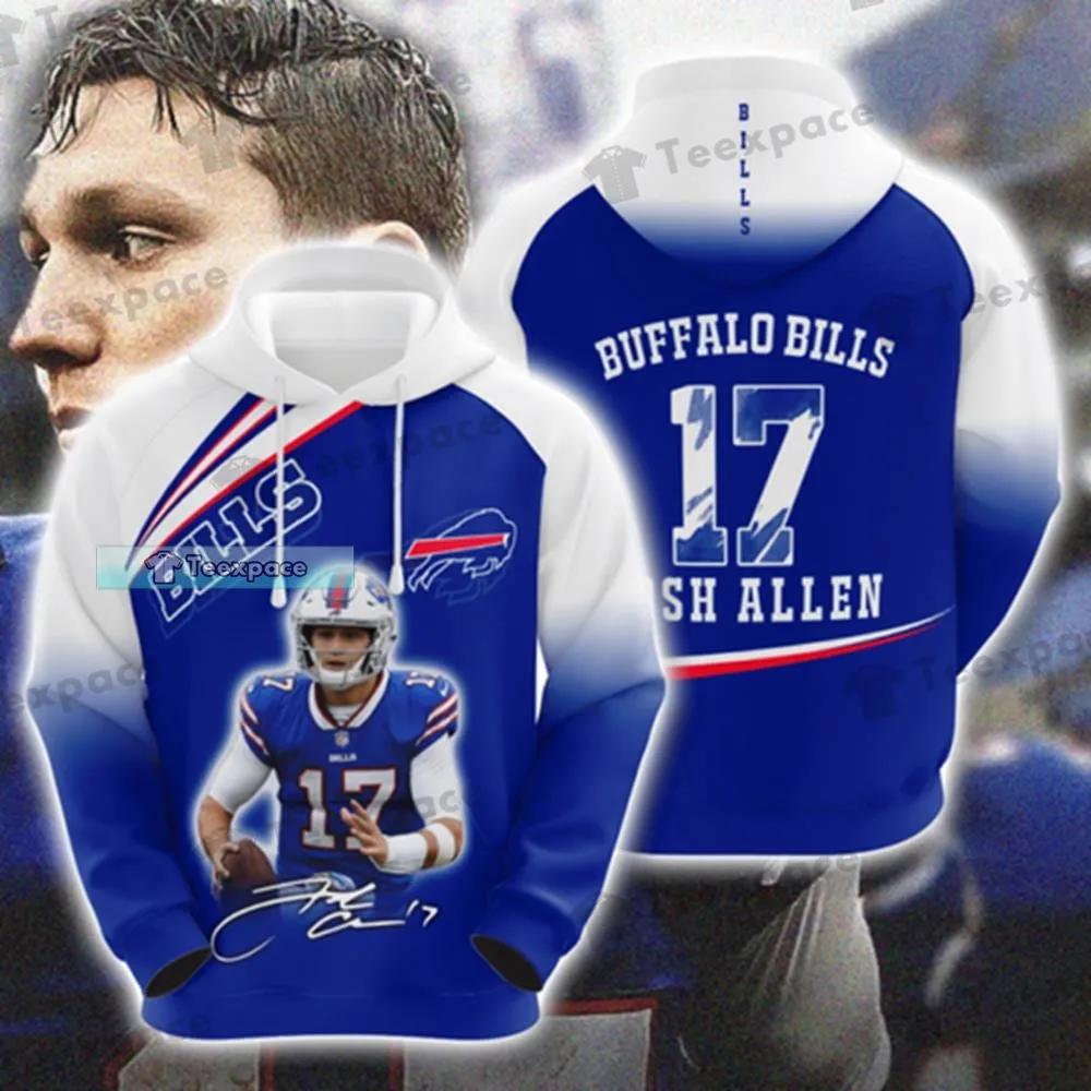 Buffalo Bills Hoodie 3D Josh Allen - Teeruto