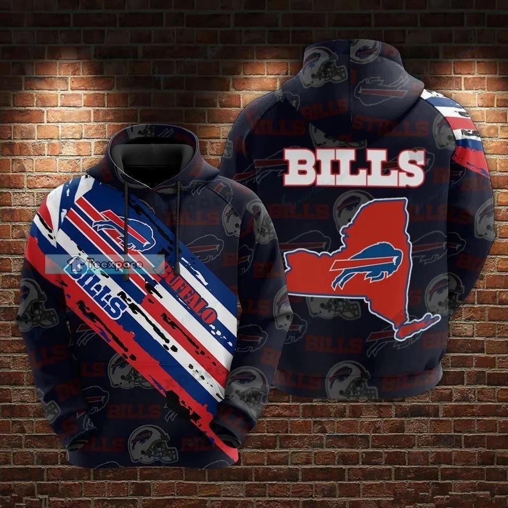 Buffalo Bills Hawaiian Shirt Pattern Black Blue Red Buffalo Bills