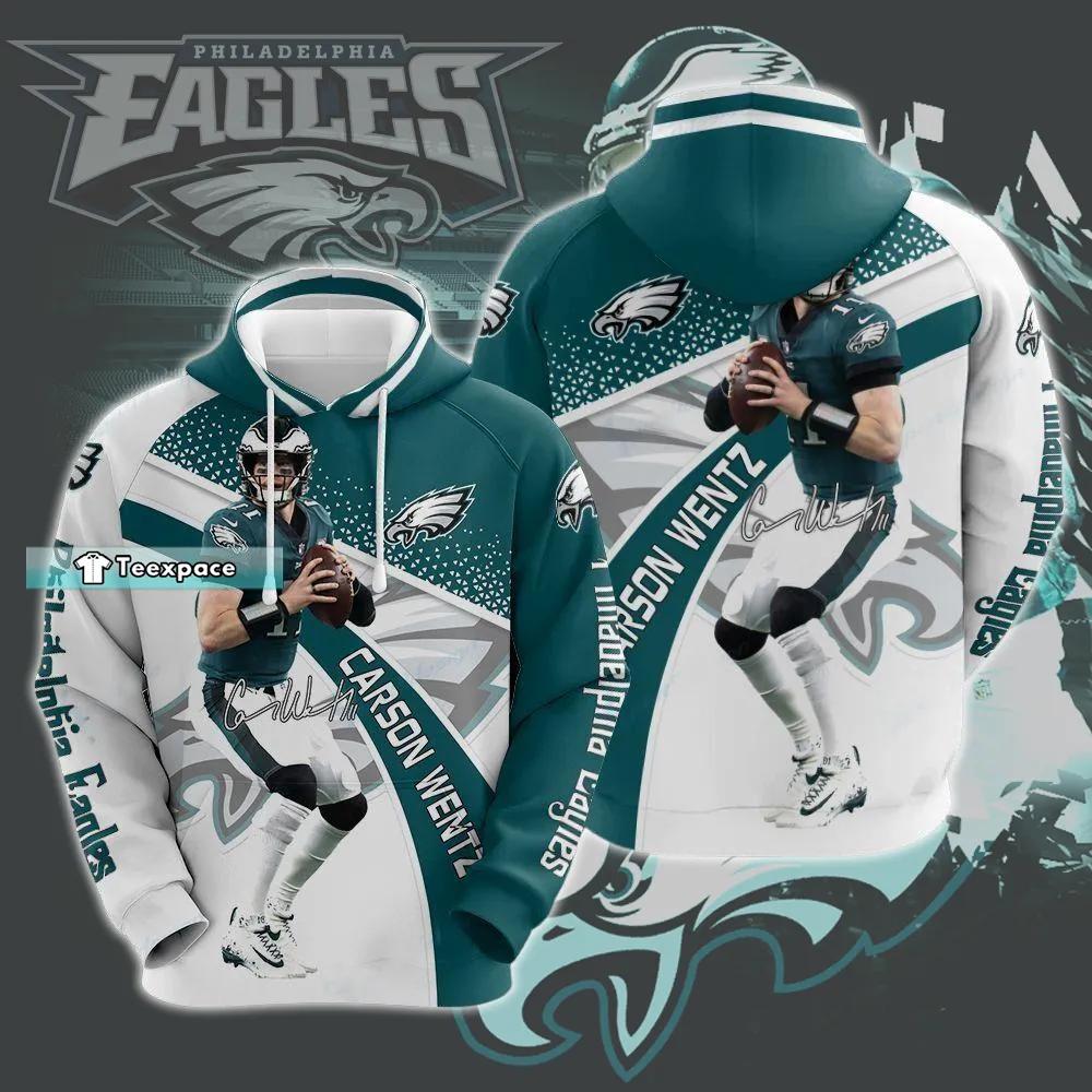 NFL Philadelphia Eagles Miles Sanders Green White 3D Pullover