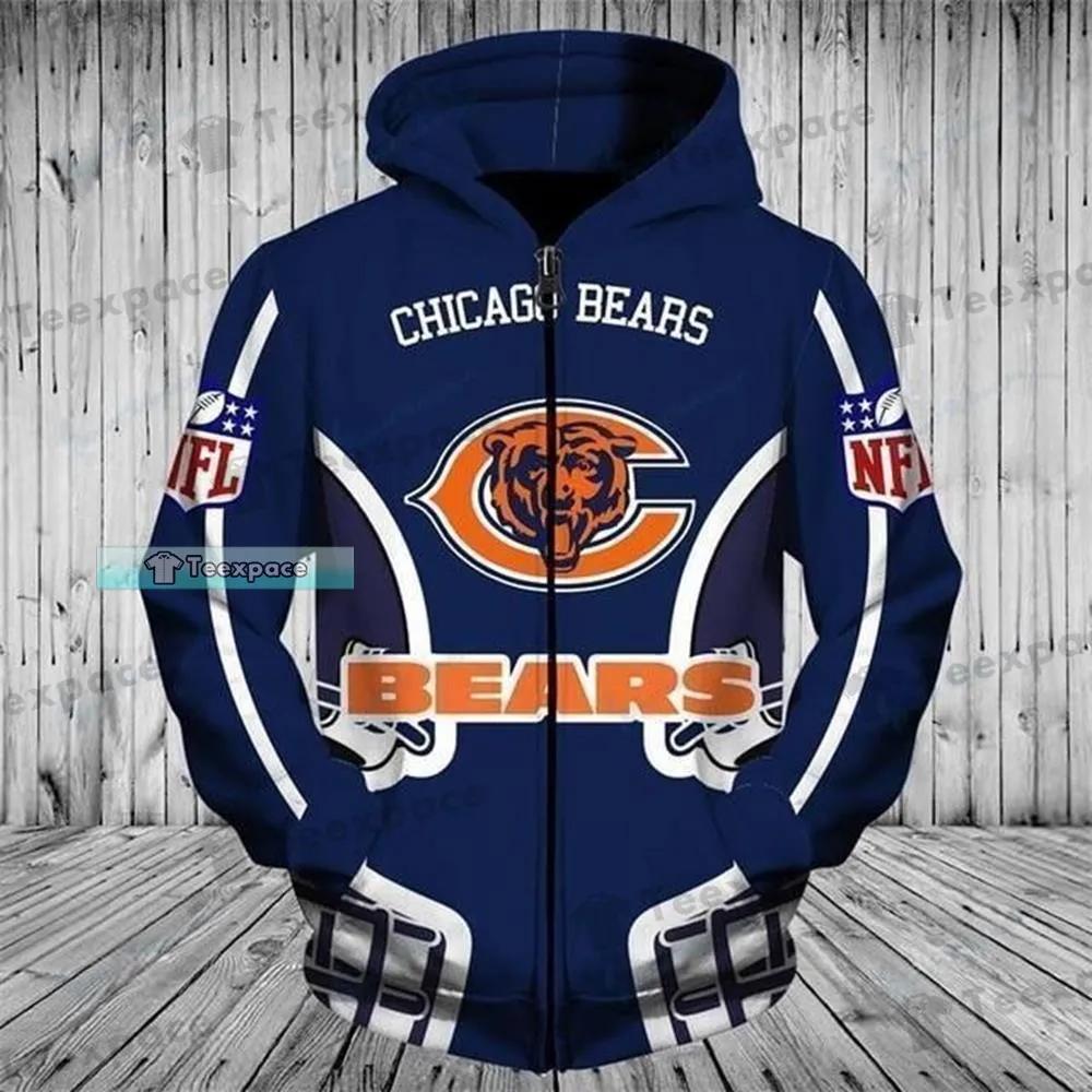 Custom NFL Chicago Bears 3D Hoodies new brands gift for fan 