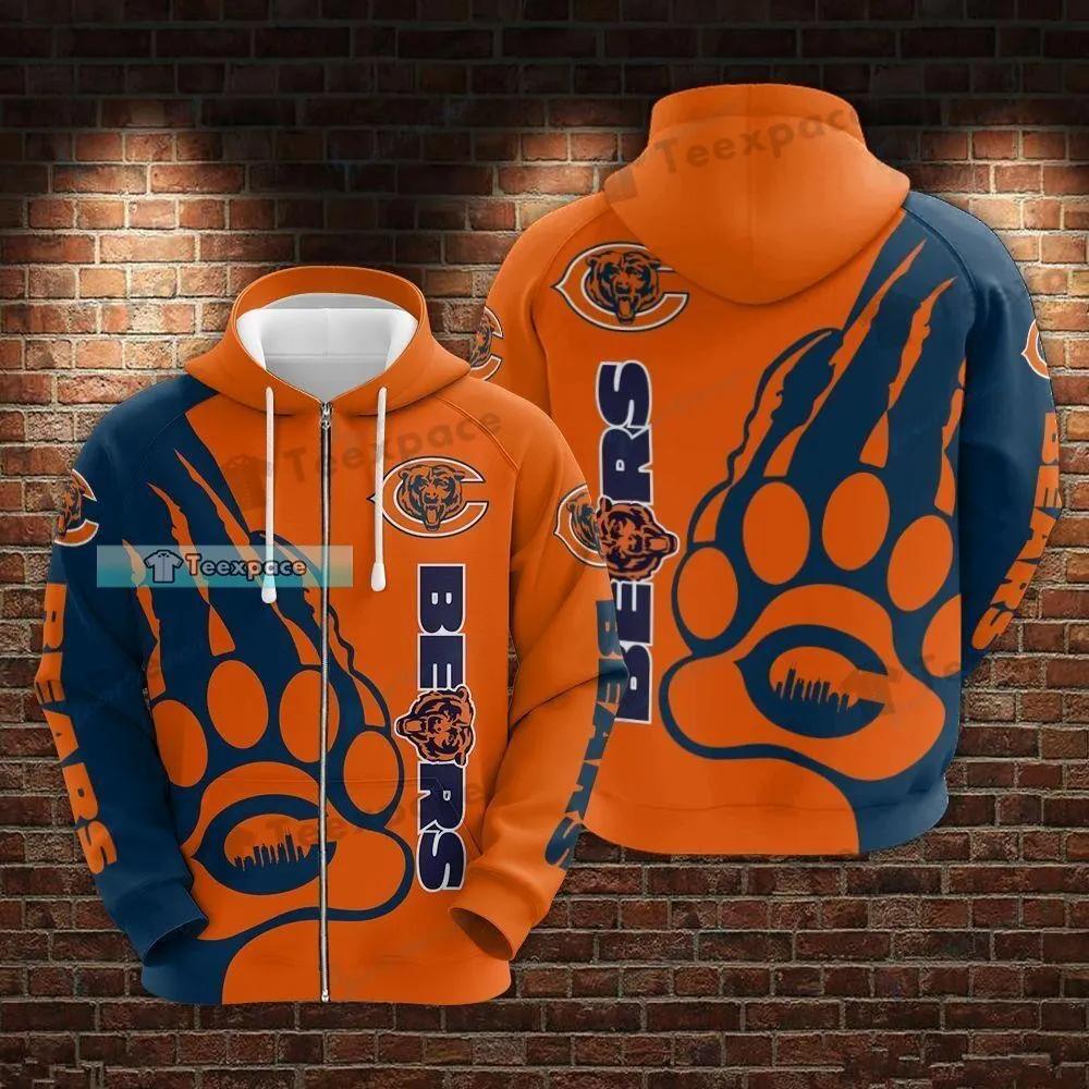 Chicago Bears NFL Custom Name And Number All Over Print 3D T