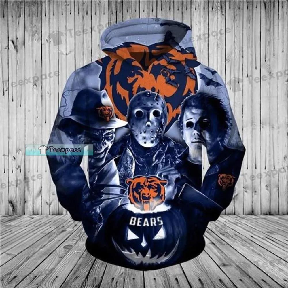 Personalized Jason Voorhees Chicago Bears Baseball Jersey - Teexpace