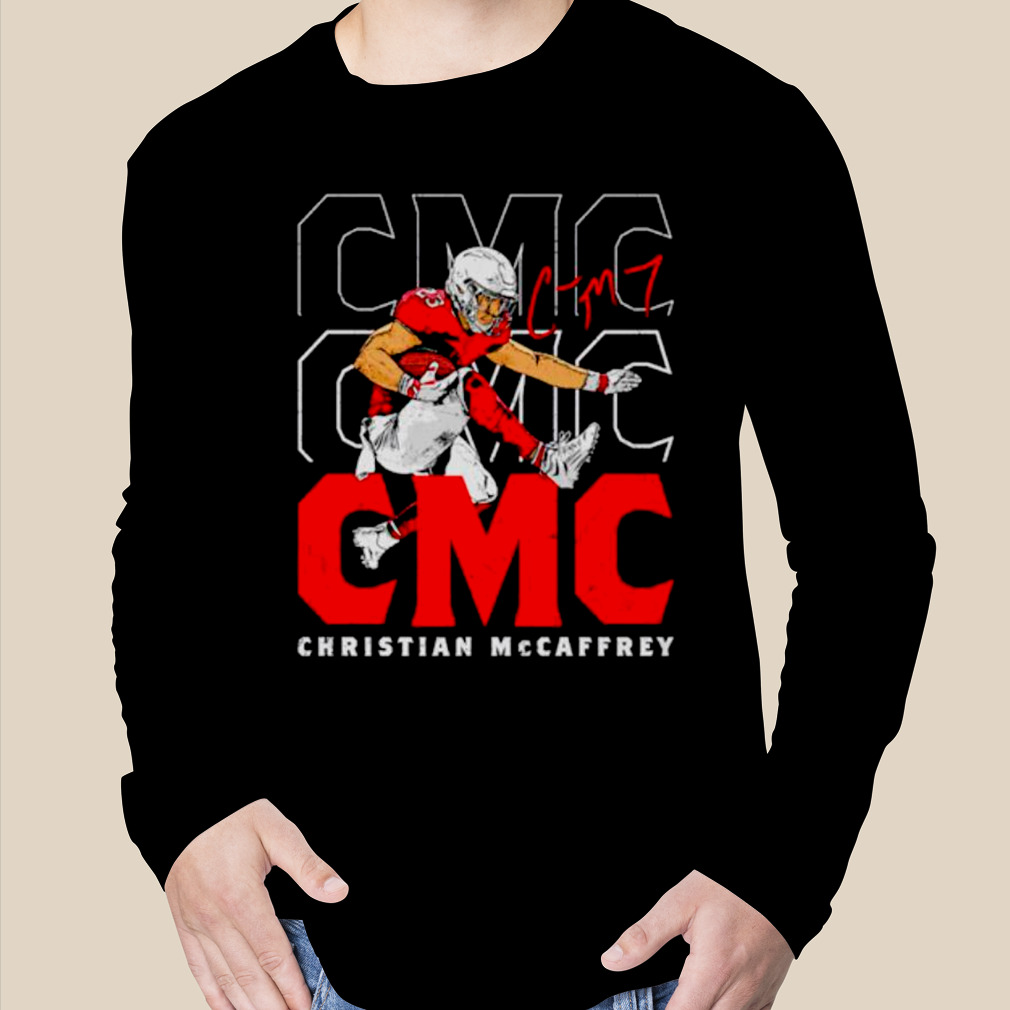 Retro Christian Mccaffrey Shirt, Nfl Football Vintage Long Sleeve Crewneck