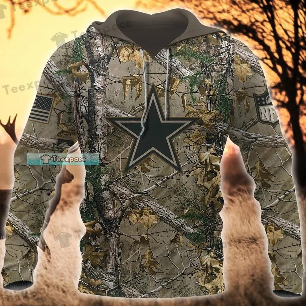 Dallas Cowboys America's Team Salute To Service Hoodie - Teexpace