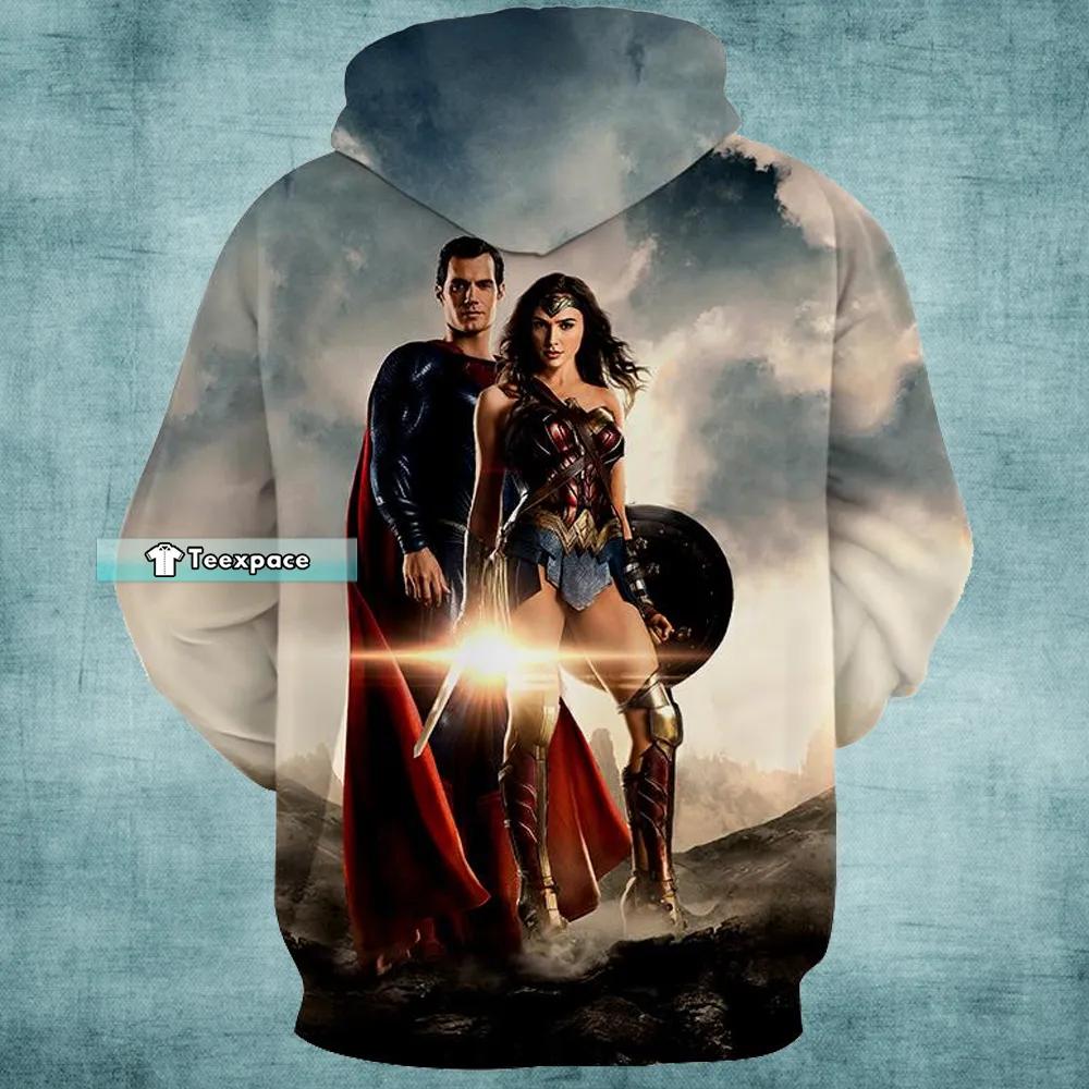 Superman and wonder woman cheap t shirt