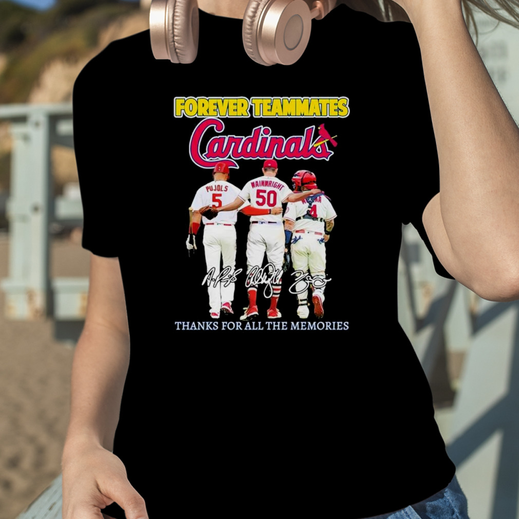 Official forever Teammates St Louis Cardinals Thanks For All The Memories  Shirt, hoodie, sweater, long sleeve and tank top