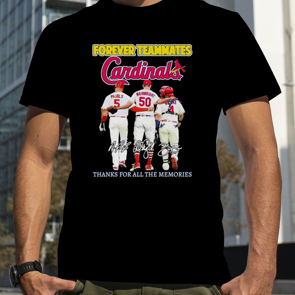 Official forever Teammates St Louis Cardinals Thanks For All The Memories  Unisex T-Shirt, hoodie, sweater, long sleeve and tank top