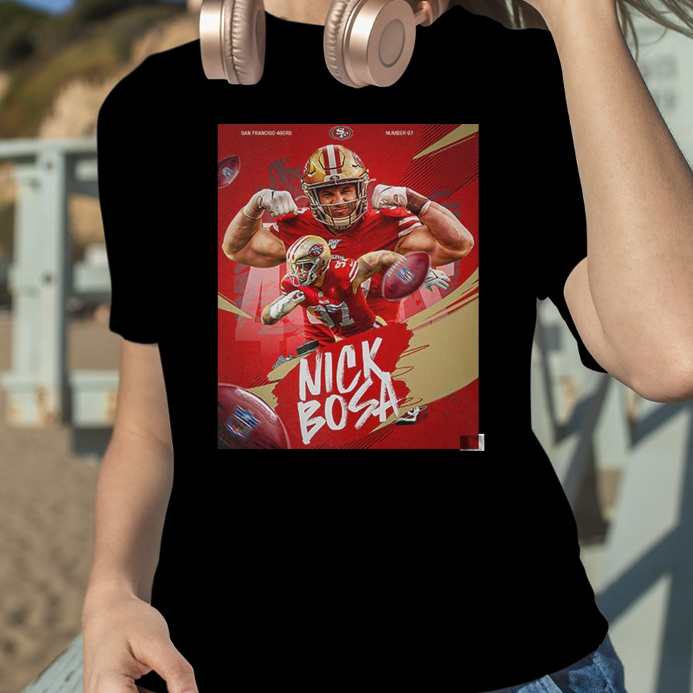 Nick Bosa San Francisco 49ers Nike Name & Number T-Shirt - Black