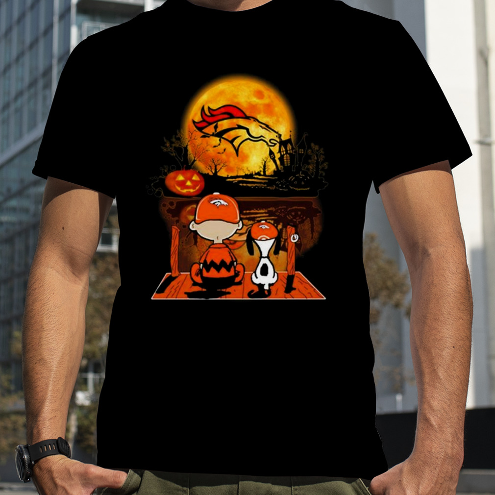 Snoopy And Charlie Brown Trick Or Treat Halloween Denver Broncos shirt,  hoodie, sweater, long sleeve and tank top