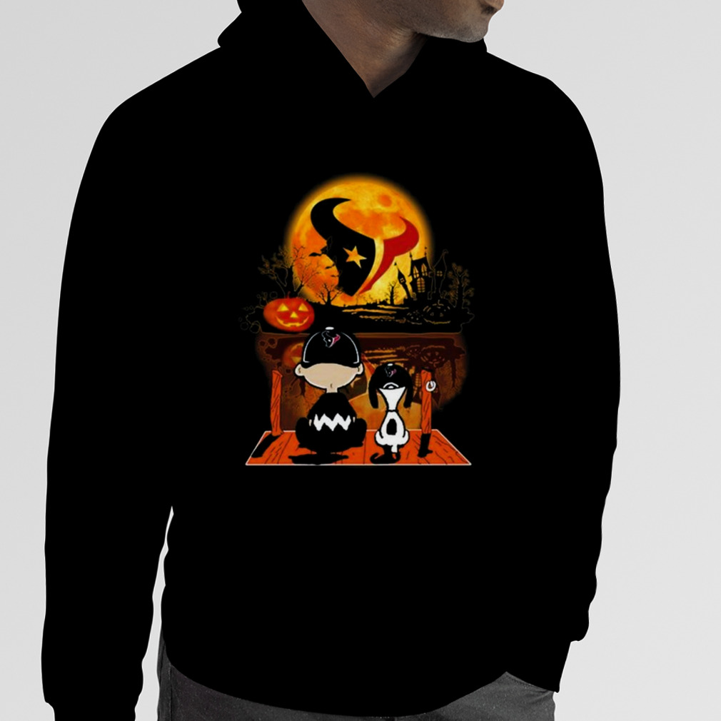 Snoopy Charlie Brown Sit Under Moon Houston Astros Halloween Shirt, hoodie,  longsleeve, sweatshirt, v-neck tee