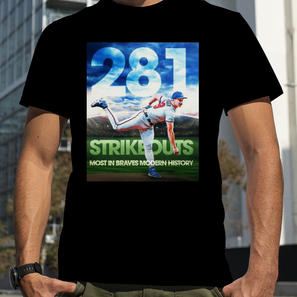 Spencer Strider 281 Strikeouts Most In Braves Modern History Shirt