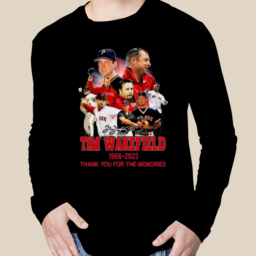 Tim Wakefield 1966 – 2023 Thank You For The Memories Signature Shirt -  Guineashirt Premium ™ LLC