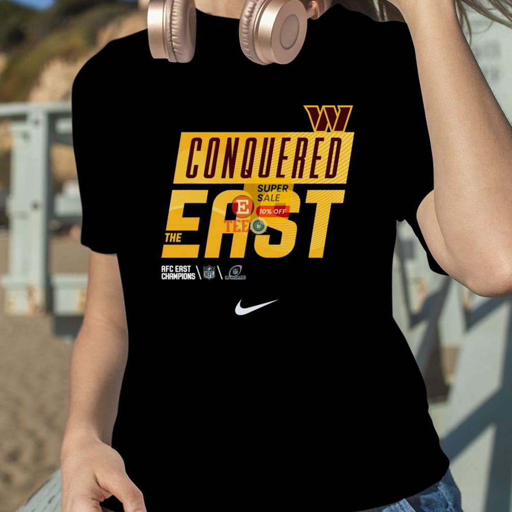 Official Washington Commanders Conquered The East Shirt, hoodie